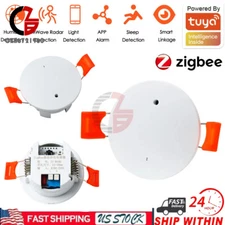 Smart Zigbee Human Presence Detector 5.8G radar + light sensor Ceiling Mount US