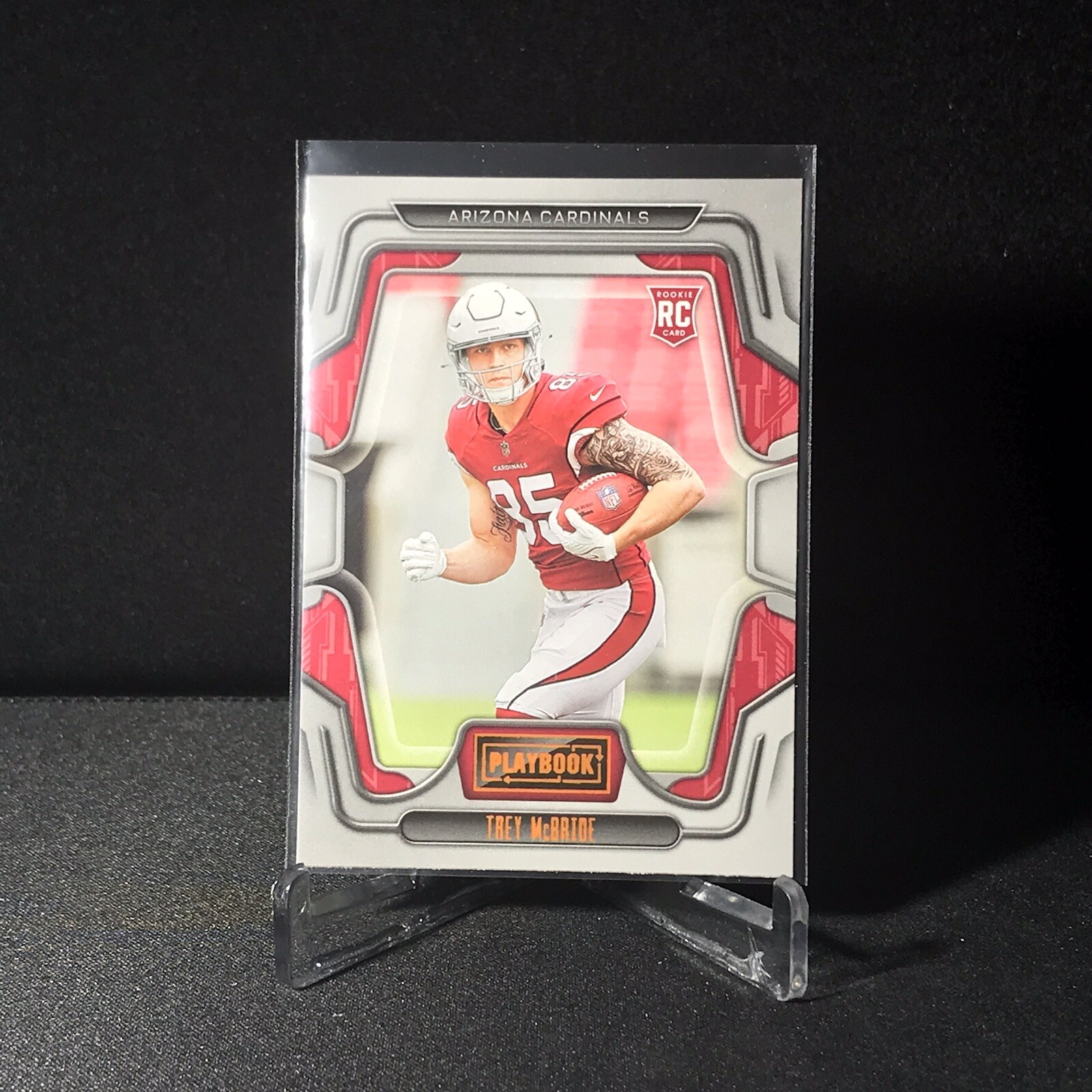 Trey McBride Panini Playbook #137 Orange