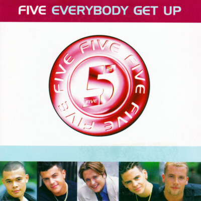 FIVE EVERYBODY GET UP - CD SINGLE CARDSLEEVE 2 TITEL 1998