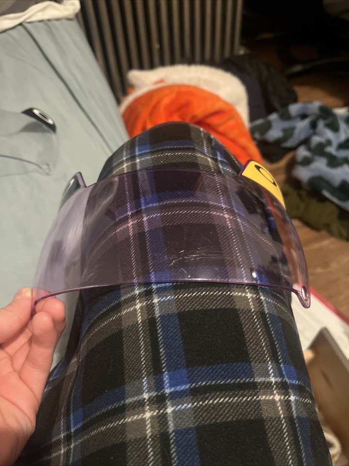 Oakley Prizm SpeedFlex Football Helmet Visor NFL Eye Shield Adult Clear USED eBay