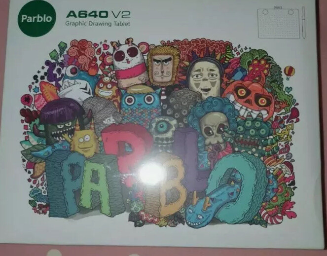 Parblo A640 V2 Graphic Drawing Tablet Brand New And Sealed