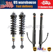 4x Front+Rear Shock Struts Assys with Electric Sensor Fit 2007-19 Toyota Sequoia
