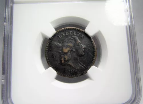 1794 1/2C HALF CENT VF DETAILS ENVIRONMENTAL DAMAGE NGC C544