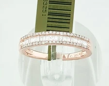 GENUINE 1.04 Cts DIAMOND RING 10K ROSE GOLD - Free Certificate Appraisal - NWT