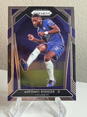 Antonio Rudiger 2020-21 Panini Prizm Premier League EPL #214 Chelsea UCL  Champs