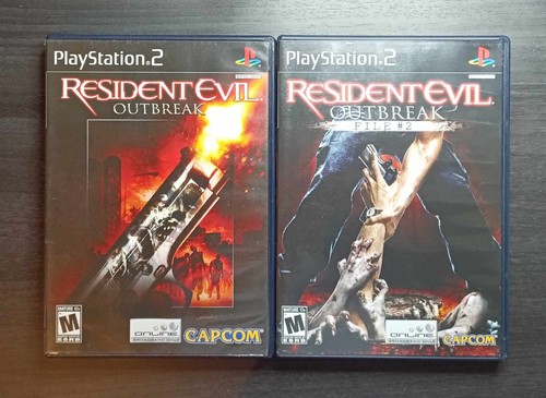 Playstation 2 "RESIDENT EVIL" 2 Video Games With "MANUALS" See Description