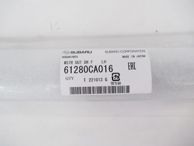 Genuine SUBARU WEATHER Strip Door Front Outer Left For BRZ Coupe 2013-2014 - Part # 61280CA014
