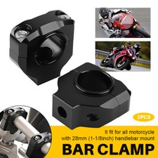 1/8inch 28mm Motorcycle Handlebar Universal Riser Mount Clamp Fat Bar Taper New