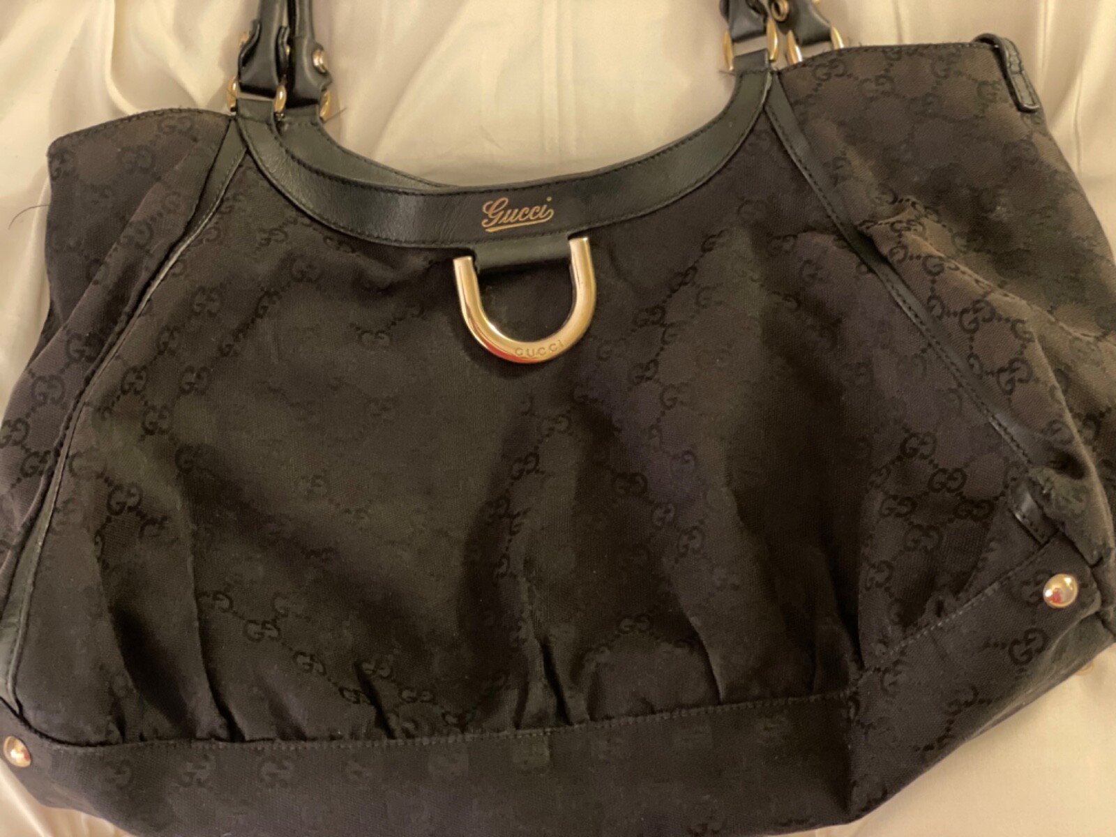 Authentic Black monogram Gucci purse - image 1