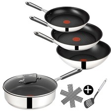 Tefal E30 Jamie Oliver Pfannenset 8TLG Pfanne 24+28cm Schmorpfanne 25cm Wok 28cm