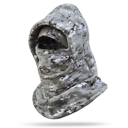 Cagoule + Bonnet Polaire Camouflage Multicam Hiver - Taille XL - Style Tactique