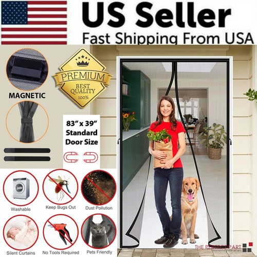 Magnetic Screen Mesh Door Tekno Other New Hands Free Instant