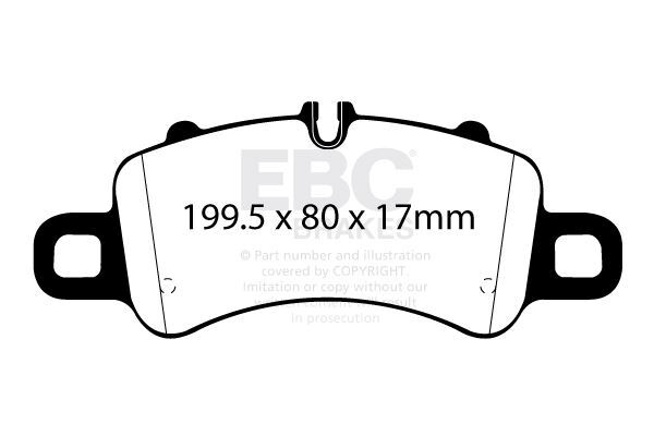 EBC DP82307RPX Track & Race Brake Pad Set
