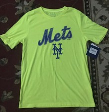 NEW YORK METS Big Kid NEON Colored T Shirt. Size XL 18/20