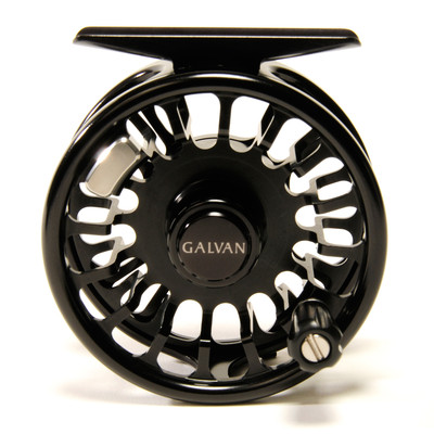 GALVAN TORQUE T-6 FLY REEL BLACK - FREE $80 LINE, BACKING - NEW
