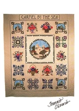 Postcard Carmel by the Sea Album Quilt Card