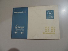 Mercedes-Benz 207 209 307 309 407 409 D Betriebsanleitung 11.1982