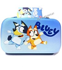 Disney Bluey School Pencil Box Case Bandit Chilli Heeler Travel Cosmetic Pouch