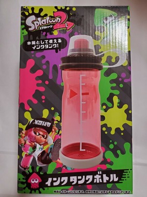 Splatoon 2 Ink Tank Bottle Water Bottle 500ml Neon Pink Nintendo Ebay