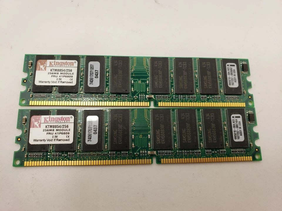 Kingston KTM8854256 256MB RAM Memory Module FRU 41P6809 2.5V - Image 4 of 4