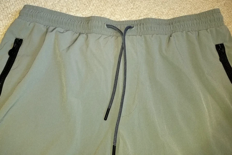 Pantalones Cortos Para Hombre-HUNTER para TARGET-gris nailon elástico cordón algodón sudadera-M Foto 3 de 4