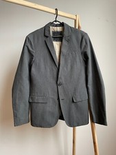 Allsaints Ballast Charge Cotton/Linen Half Lined Blazer Size UK/US 36