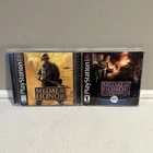 PS1 Medal Of Honor & Underground Black Label Playstation CIB