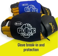 Markwort Glove Locker Baseball & Softball Glove Break-In Maintenance Blue  Black