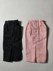 Two Vintage Barbie Pencil Skirts Mattel Tagged Pak Fashions
