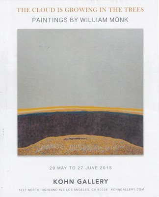 2015 WILLIAM MONK Art Gallery Exhibit Print Ad