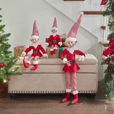 BrylaneHome Posable Christmas Elf