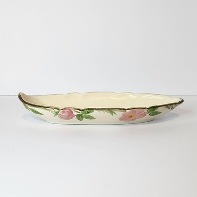Franciscan Desert Rose 11'' Oval Celery Relish Dish - Floral Made In California