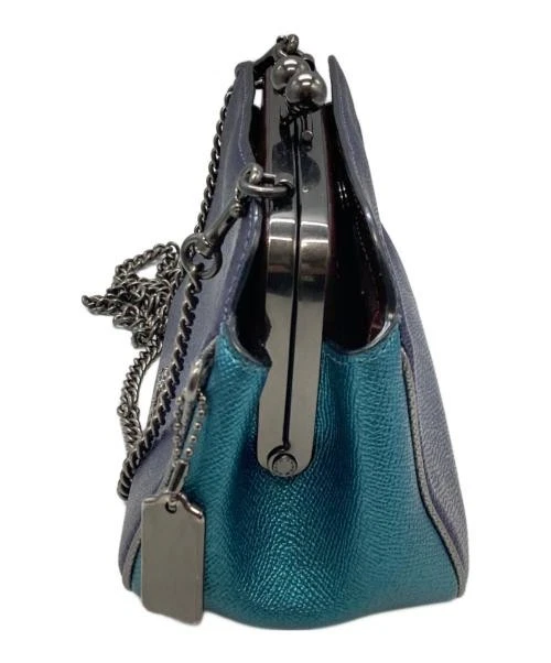 Bolso de hombro COACH color cuero grano cruzado F80194 Foto 3 de 4