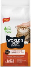 WORLD'S BEST Multiple Cat Litter   8 lb Unscented, Low Tracking Quick Clumping