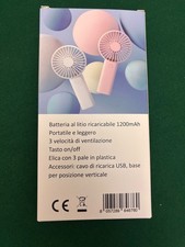 Mini Ventilatore Portatile ricaricabile