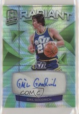 2018 Spectra Radiant Signatures Neon Green Prizm 5/49 Gail Goodrich Auto HOF v4s