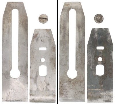 Orig. ''Type 11'' TM Iron & Chip Brkr. for Stanley No. 3 Plane - mjdtoolparts