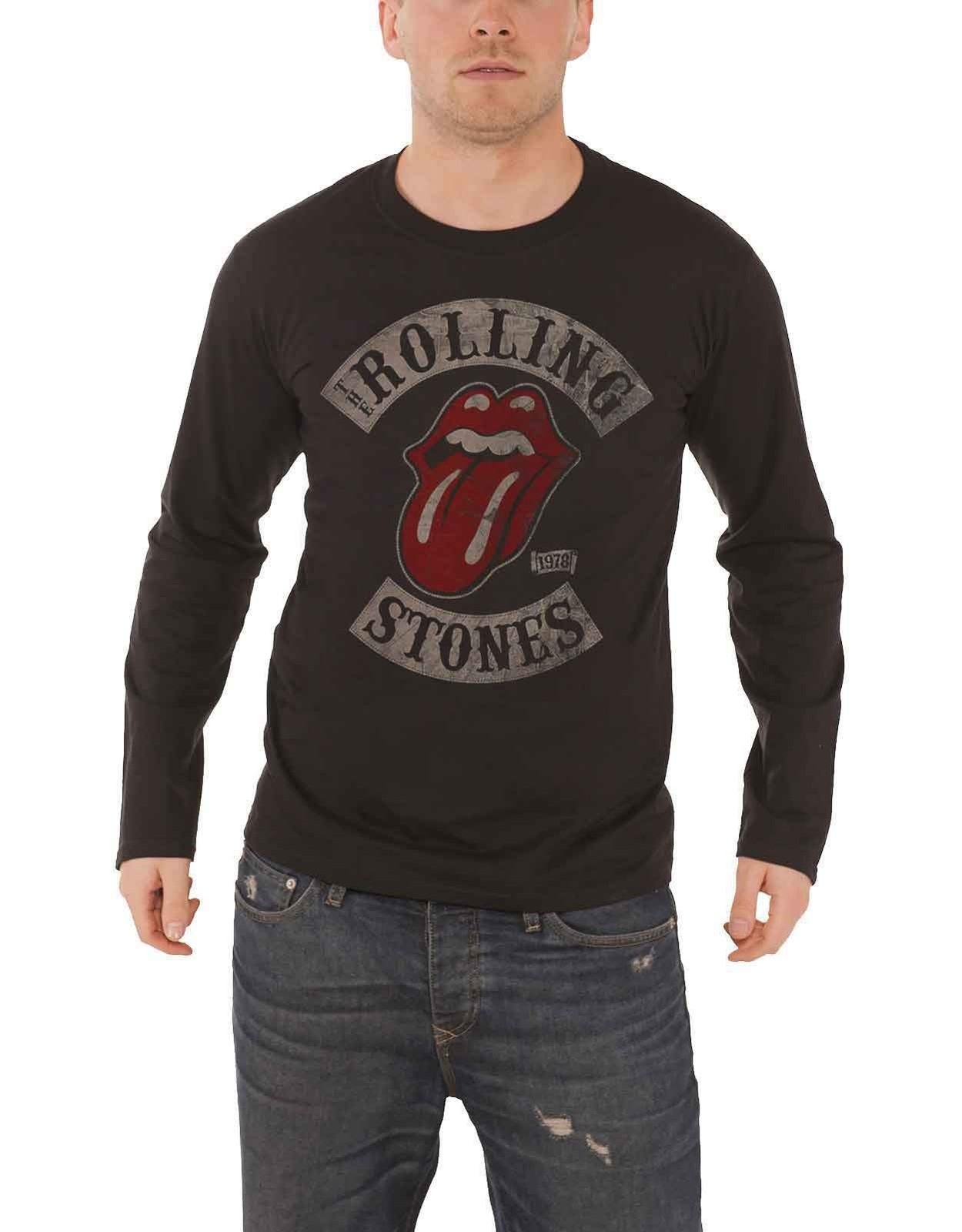 Rolling Stones возглавляют Manica Lunga Uomo L Nero