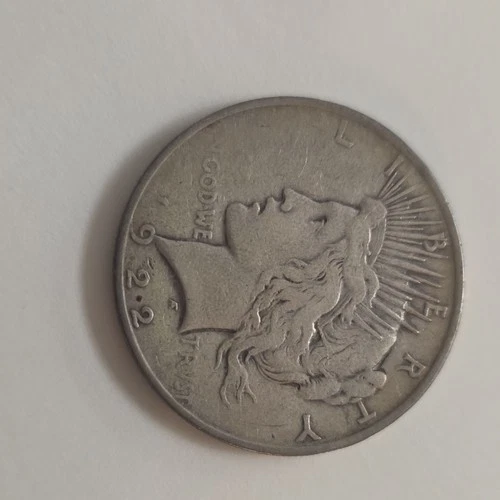 1922 Peace Dollar $1 90% Silver Business Strike US Coin Circulated