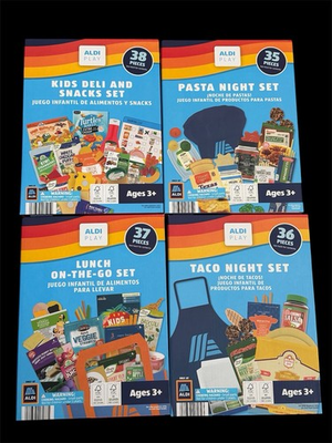 #ad #ad Aldi KIDS Play Sets DELI amp; SNACKS Lunch on the Go Taco Night Pasta Night NEW $159.95