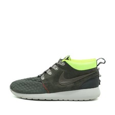 Nike Herren Roshe Run Mid Premium Sportschuh Neon-Details Sneaker EU 44