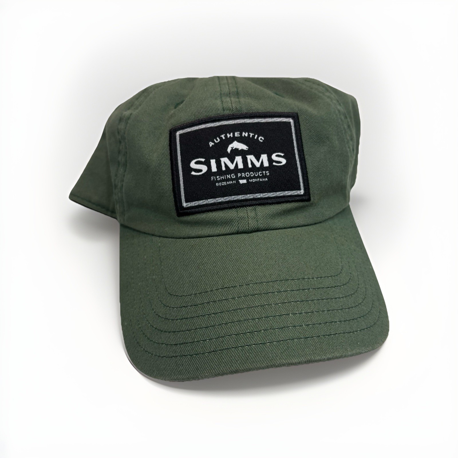 Simms Fishing Hat Single Haul Hat Cap Adjustable Green
