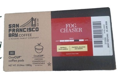 San Francisco Bay K-Cup Coffee Pods, Fog Chaser 80 count, Medium-Dark Roast, 