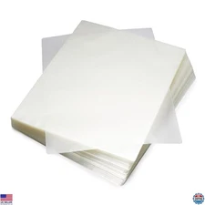 Basics 200-Pack Clear Thermal Laminating Sheets, 9 x 11.5 Inches, 3mil Thickness