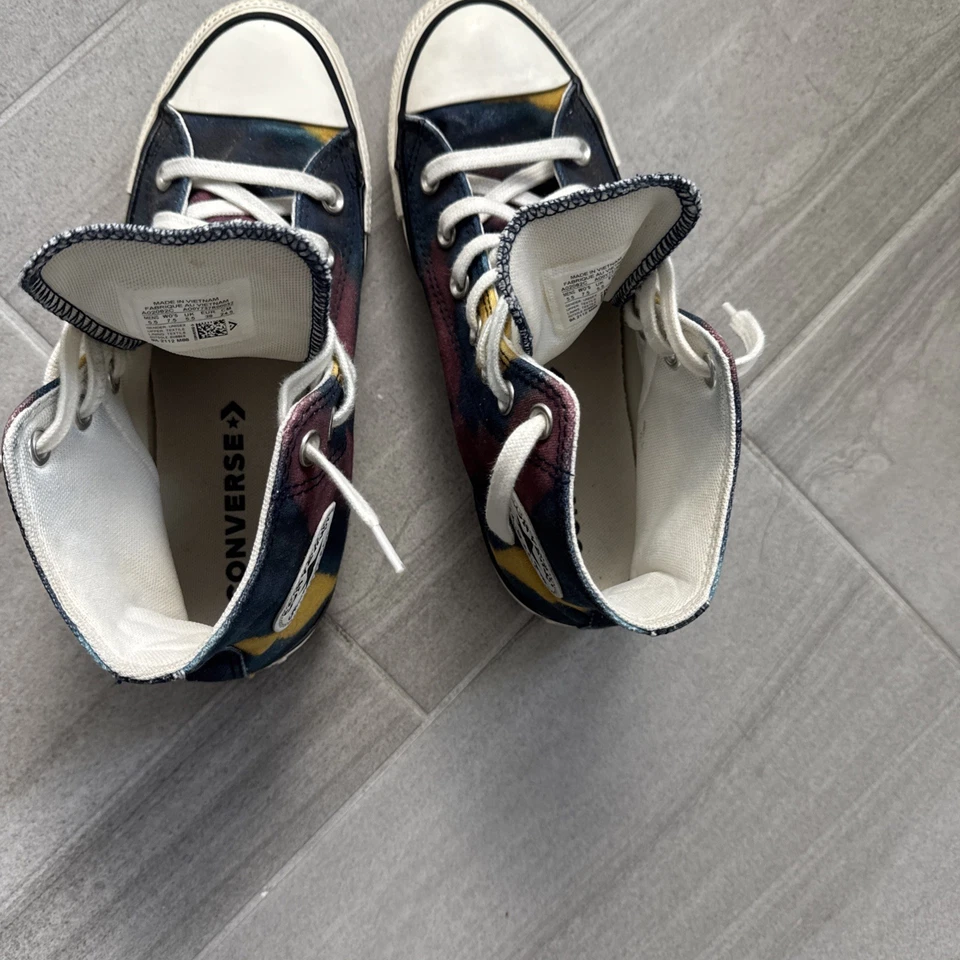 Converse Chuck Taylor All Star Sunset Tie Dye Tennis Shoes Womens Size 7.5 - Image 3 of 4