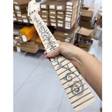 25.5 Inch 22 Frets Electric Guitar Neck Maple Vine Inlay Bolt-On Unfinished