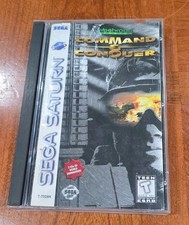 Sega Saturn  Command & Conquer video game 1996 with both discs tesed and works!