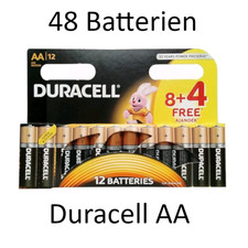 48 x Duracell Plus AA Mignon MN1500 LR6 Batte...
