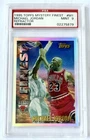 1995 TOPPS MYSTERY FINEST #M1 MICHAEL JORDAN REFRACTOR PSA 9