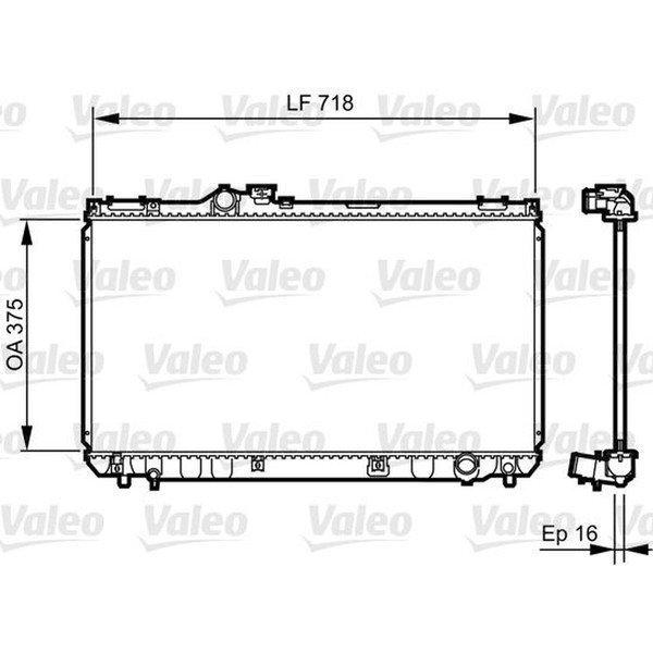 Valeo 734498 KüHler, MotorküHlung-image